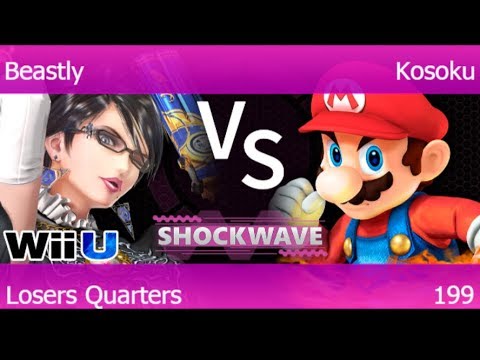 SW 199 - NF | Beastly (Bayonetta) vs GGEA | Kosoku (Mario) Losers Quarters - Smash 4