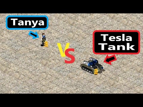 Tanya vs Tesla Tank - Red Alert 2