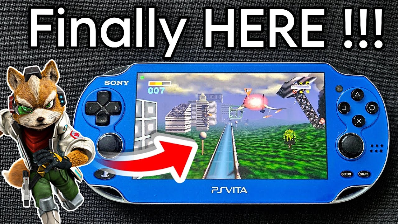 NATIVE Star Fox 64 + SM 64 on PS Vita are GREAT 🔥  ( Starship + Ghostship )