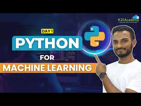 Introduction To Python For Machine Learning Python Tutorial For Beginners 2025