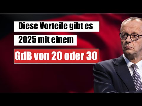 ✅ Schwerbehinderung 2025: Diese Vorteile sichern Sie sich schon mit GdB 20 oder 30!