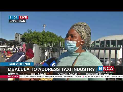 Taxi Violence Mbalula to address taxi industry in Cape Town
