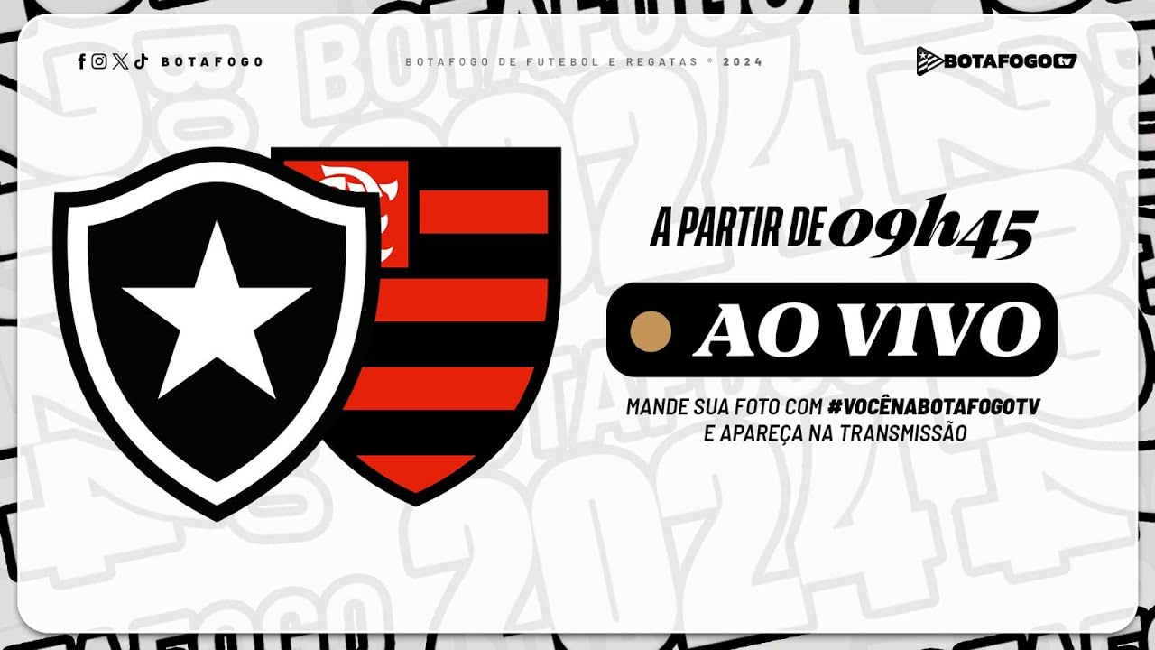 AO VIVO | Botafogo recebe o Flamengo no jogo de ida da semifinal do Campeonato Carioca Sub-17