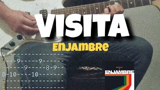 Como Tocar: Visita -Enjambre(Guitar Cover &amp; Tab Tutorial) HD