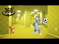 Tom and Jerry in Backrooms (Found Footage) - 360° video