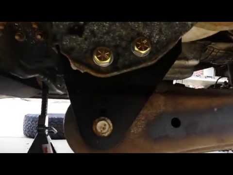 2005 f250 4.5" lift install part 1