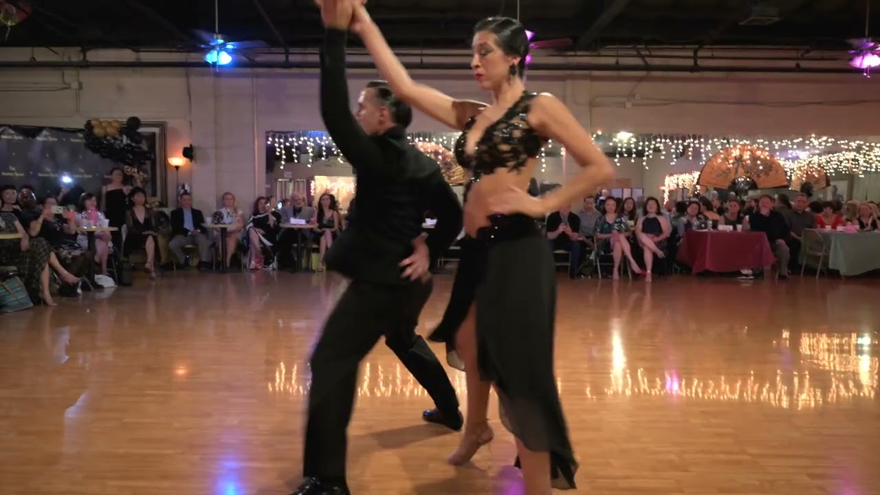 Yesica Esquivel and Ariel Leguizamon at Milonga Sonata 2026 3/4