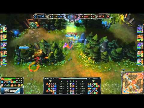 H2k Overpew - Kha'zix 1vs2 Double Kill (IEM Cologne - Amateur Qualifiers)
