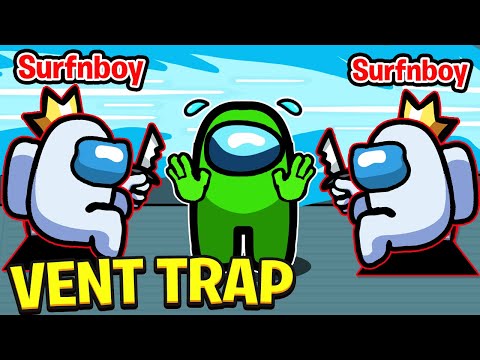200 IQ Venting TRAP Play in Among Us
