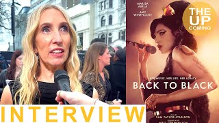 Sam Taylor-Johnson interview on Back to Black, Amy Winehouse biopic at London premiere