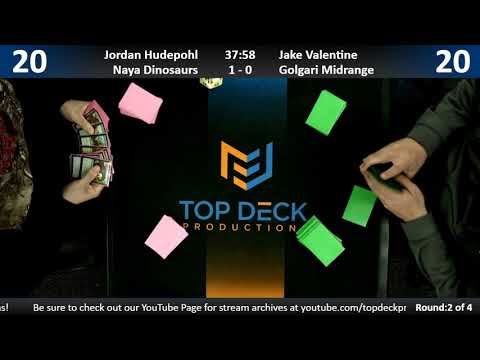 Standard w/ Commentary 12/5/18: Jordan Hudepohl (Naya Dinos) vs. Jake Valentine (Golgari Midrange)