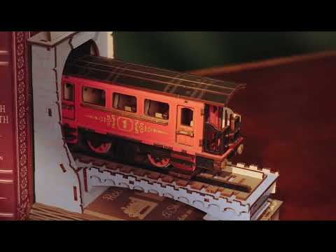 Century Train Book Nook 🚂 | Build Your Own Steam Engine Diorama in 3 Hours!