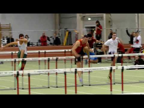 60 m-es férfi gátfutás 2. előfutam (lassítva)