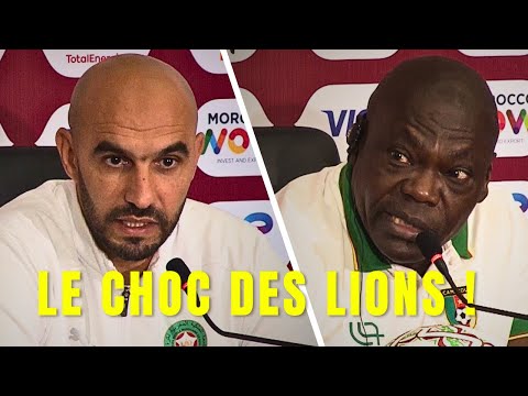 CAN 2025 : Walid REGRAGUI et David PAGOU lancent le choc MAROC - CAMEROUN !