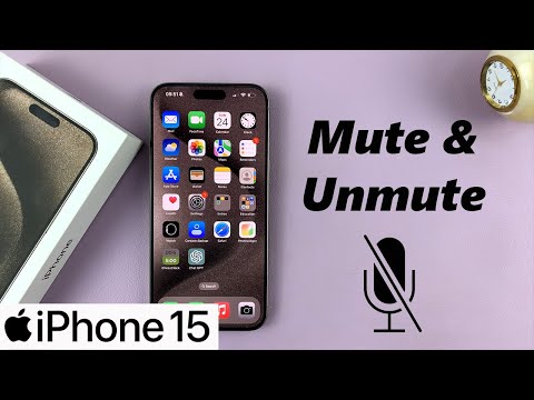 How To Mute / Unmute iPhone 15 & iPhone 15 Pro