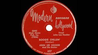 1949 John Lee Hooker - Boogie Chillen’ (#1 R&amp;B hit)