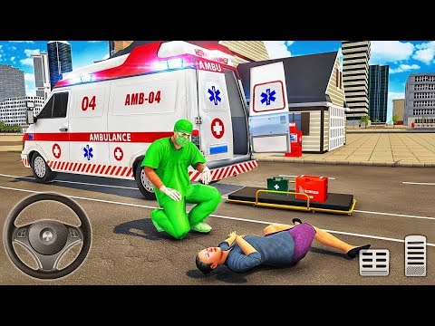 Emergency Roof Jumping Ambulance Simulator - City Rescue Driver Game - Android Gameplay