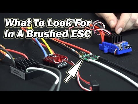 Selecting A Brushed Speed Controller - ESC Terms to Know & Features To Look For - Holmes Hobbies
