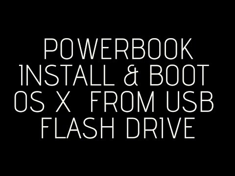 PowerBook: Install & Boot OS X Leopard from USB flash drive Tutorial - Macsperte [HD]