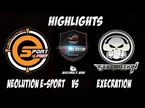 Neolution E-sport vs Execration Game 1 ASUS ROG SEA Cup