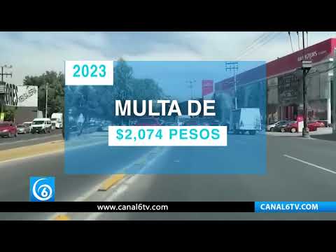 Video: Aumentará la multa por invadir el carril exclusivo del Mexibus en el 2024