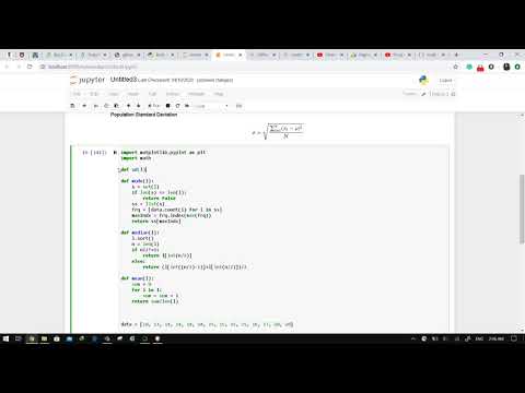 09 Standard deviation Implementation {إحصاء بالعربى والبايثون}