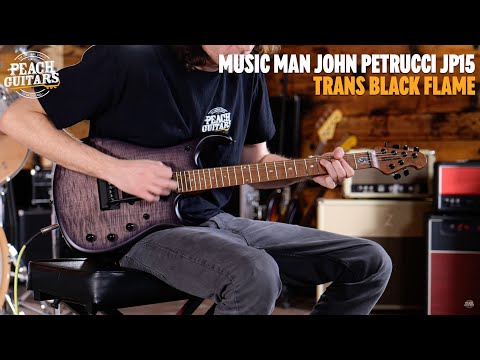 Music Man John Petrucci Collection | JP15 - Trans Black Burst Flame image 12