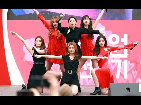 여자아이들 (G) I-DLE 라타타 LATATA 4K 60P 직캠 190406 락뮤직