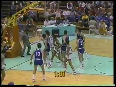 Olympics 1984 Los Angeles - Mens Basketball - Italy VS  Yugoslavia