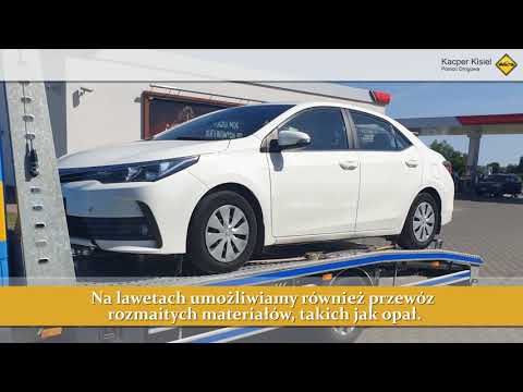 Laweta dowóz paliwa holowanie aut osobowych Grabowo Kacper Kisiel Pomoc Drogowa