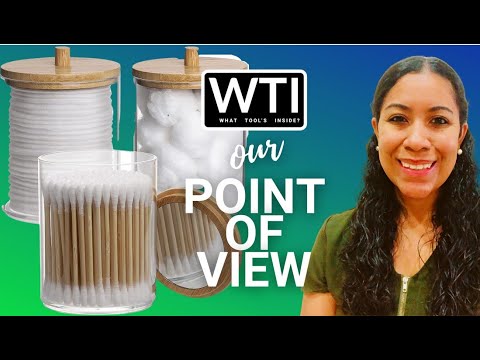Tbestmax Plastic Qtip Holder Jars - WTI product video review