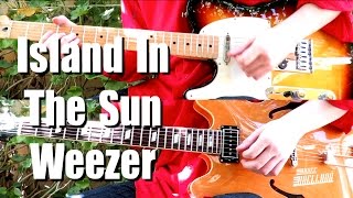 Island In The Sun - Weezer ( Guitar Tab Tutorial &amp; Cover )