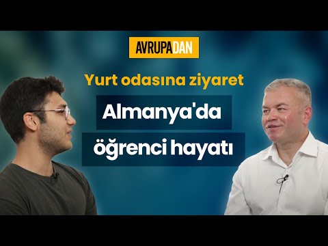 Almanya'da öğrenci hayatı: Yurt odasını ziyaret - Oktan Erdikmen ve Ertan Ergun