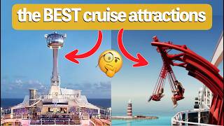 World's BEST Cruise Ship Attractions? Do You Agree with This List? Royal, NCL, Disney & more