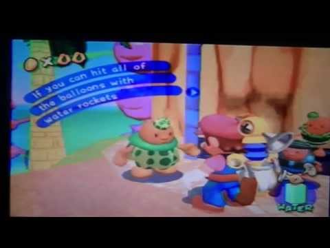 Super Mario Sunshine (GC) Playthrough pt20 Roller Coaster Balloons (FAIL)