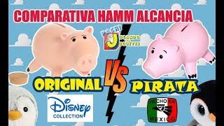 Comparativa Hamm Original (Liverpool) vs Bootleg (Mercadolibre / Amazon) Alcancia Toy Story