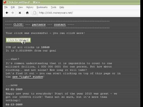 More than 100 clicks in 1 minute