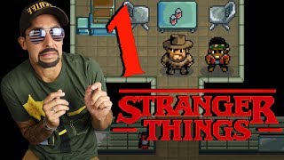 STRANGER THINGS VIDEO GAME HYPE! HOPPER and LUCAS SAVE THE DAY Part 1! STRANGER THINGS VIDEO GAME!