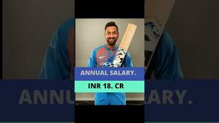 #Ipl2022 Krunal pandya ipl salary details. क्रिकेटर क्रुणाल पंडया जीवन परिचय Krunal pandya net worth