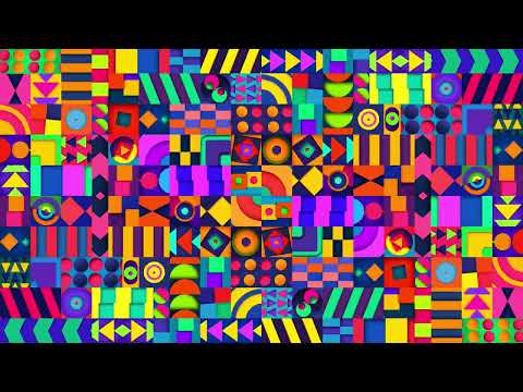 COLORFUL VJ LOOP Background Compilation ✸ 4K Party Lights, DJ Disco Screen Lights, for Dance, STAGE