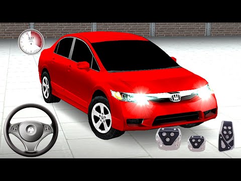 Drive For Speed Simulator Car Driving Honda Civic Arrive Racing Parking City - Android GamePlay