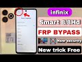 Infinix Smart 8 8 HD FRP Bypass Infinix Smart 8 Google Account Bypass X6525 FRP Bypas New Trick