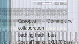 Casiopea Domino Line backing track bass collaboration