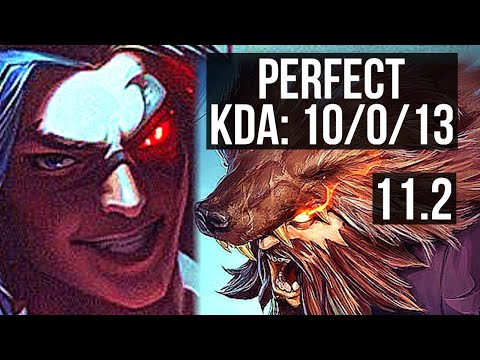 KAYN vs UDYR (JUNGLE) | 10/0/13, Legendary, 600+ games | KR Master | v11.2