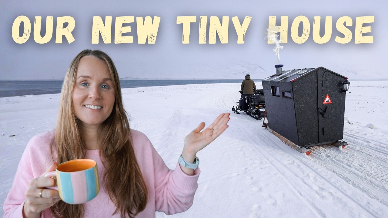 We Built a Tiny House Sauna & Shower ︱ Svalbard