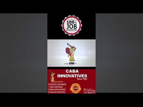 CABA Innovatives Multimedia Institute, Delhi - CABA Innovatives video