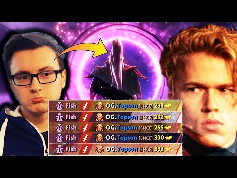 When 2 TI Champions meet mid - MIRACLE vs TOPSON