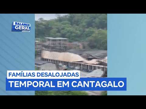 Moradores de Cantagalo (RJ) registram estragos após temporal
