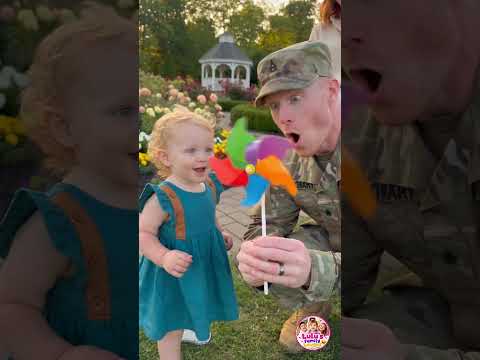 Daddy Couldn't Do It… But His Baby Girl Could! 😂🌈