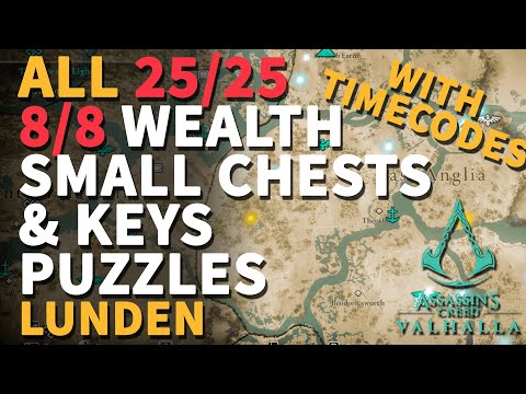 All Lunden Wealth Chests, Gear, Armor, Treasure Keys...